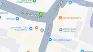 Lokasi Baliho Jl. Gajah Mada