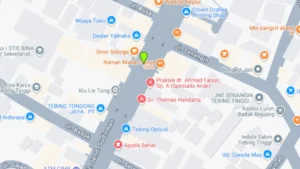 Lokasi Baliho Jl. Jend. Sudirman