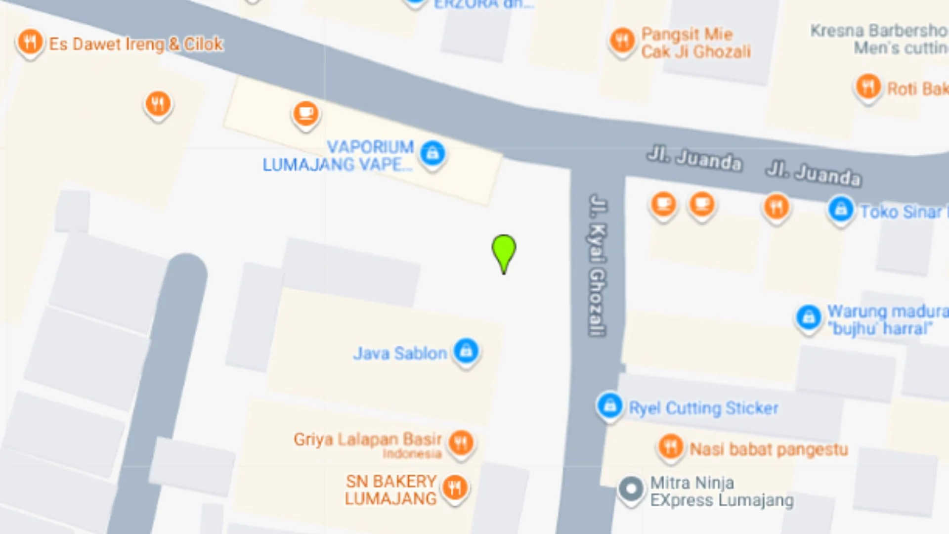 Lokasi Baliho Jl. Kyai Ghozali