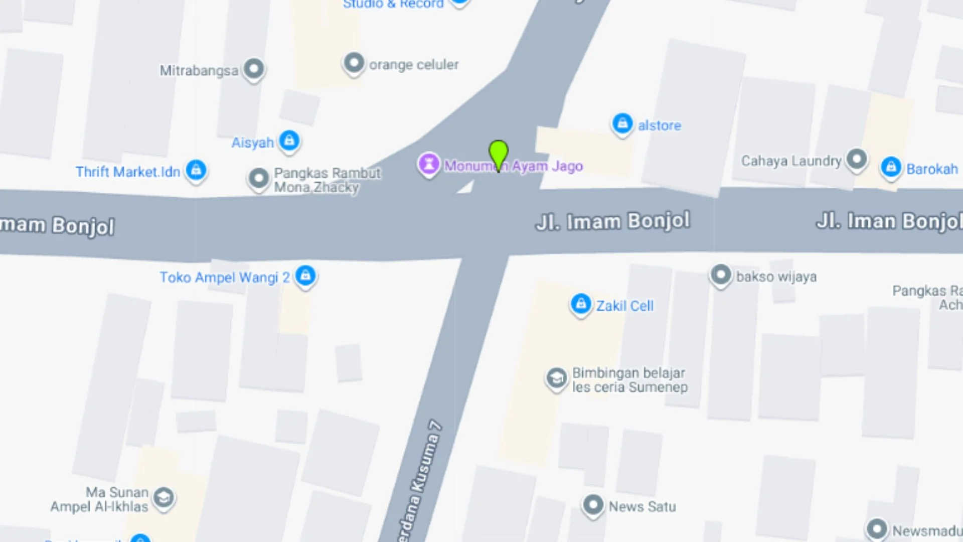 Lokasi Baliho Jl. Raya Manding