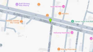 Lokasi Baliho Jl. Sultan Agung