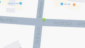 Lokasi Baliho Jl. Teuku Umar