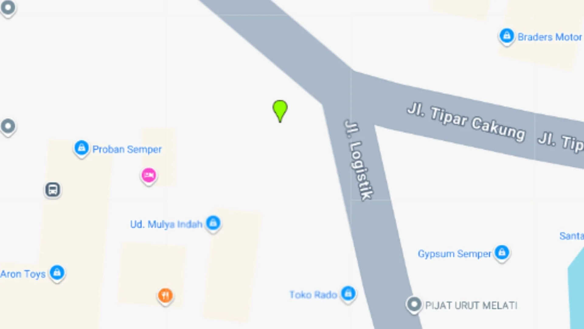 Lokasi Baliho Jl. Tipar Cakung