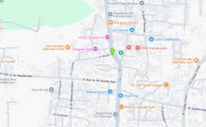 Lokasi Baliho Mandailing Jl. Abadi