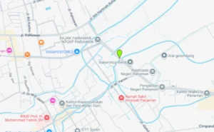 Lokasi Baliho Pariaman Jl. Jend. Sudirman