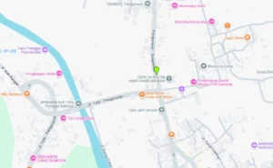 Lokasi Baliho Samosir Jl. Gereja