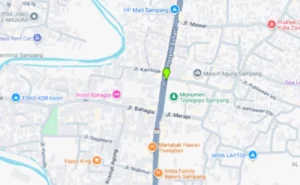 Lokasi Baliho Sampang Jl. Suhadak