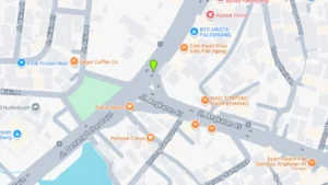 Lokasi Billboard Jl. Demang Lebar Daun