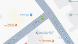 Lokasi Baliho Jl. DI Panjaitan