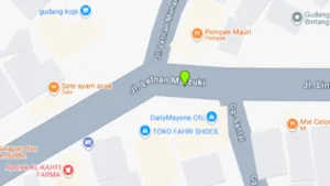 Lokasi Baliho Jl. Letnan Marzuki