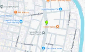 Lokasi Baliho Jl. Poros Pinrang