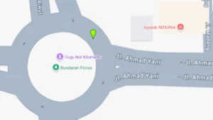 Lokasi Videotron Jl. Ahmad Yani