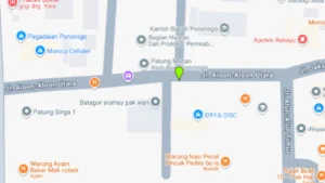 Lokasi Videotron Jl. Aloon-Aloon Utara