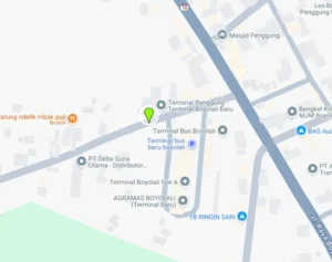 Lokasi Videotron Jl. Penggung