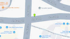 Lokasi Videotron Jl. Praban