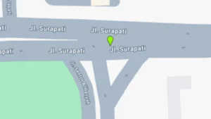 Lokasi Videotron Jl. Surapati