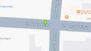 Lokasi Videotron Jl. Teuku Umar