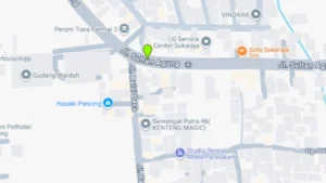 Lokasi Billboard Jl. Sultan Agung