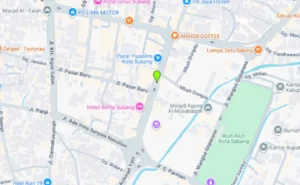 Lokasi Billboard Subang Jl. Jend. Achmad Yani