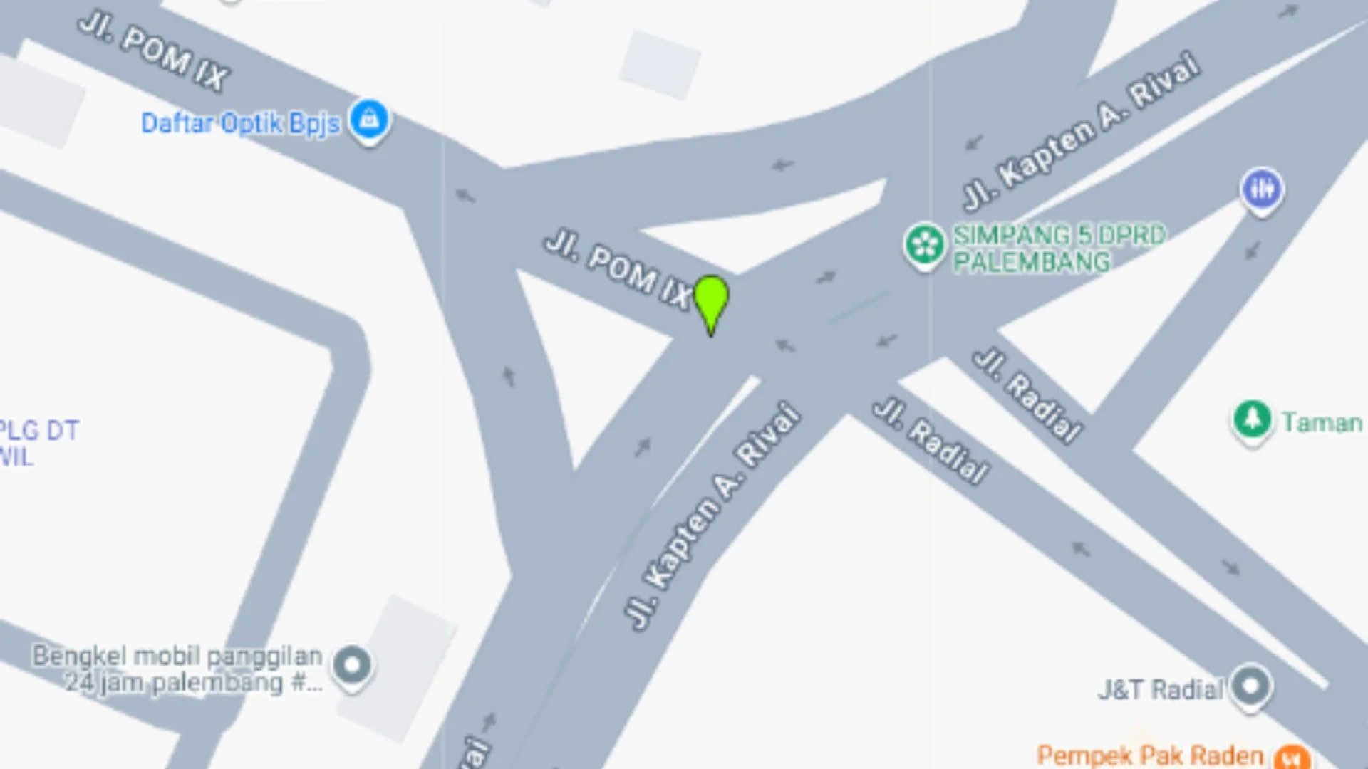 Lokasi Videotron Jl. POM IX