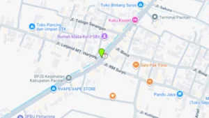 Lokasi Baliho Jl. Gatot Subroto