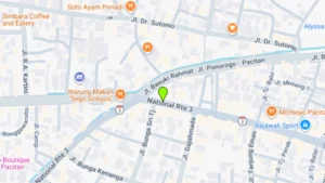 Lokasi Baliho Jl. Jend. Sudirman
