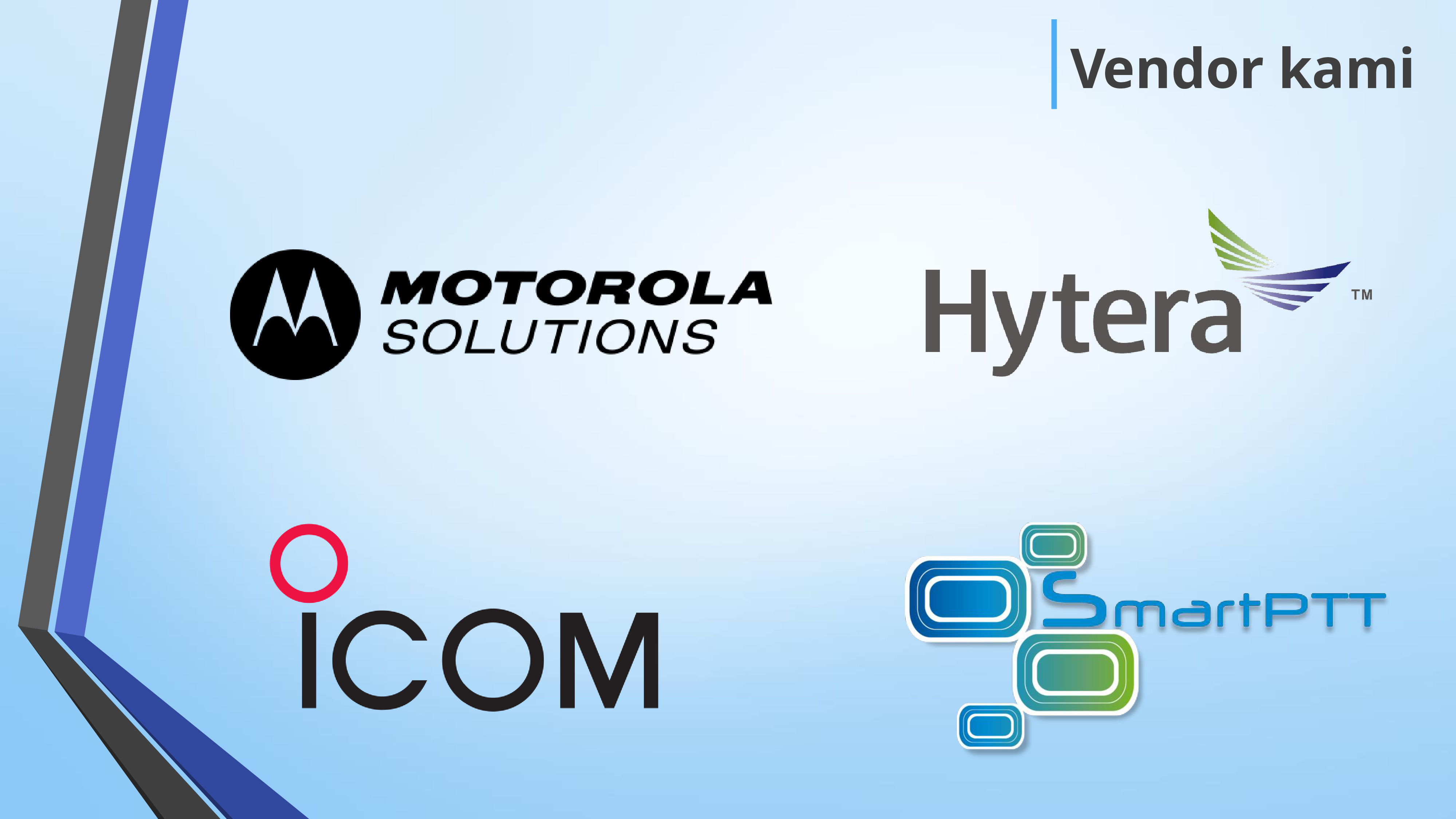 Vendor PT. TIOMA DAYA SOLUSI: ICOM, HYTERA, Motorola Solutions, SmartPTT