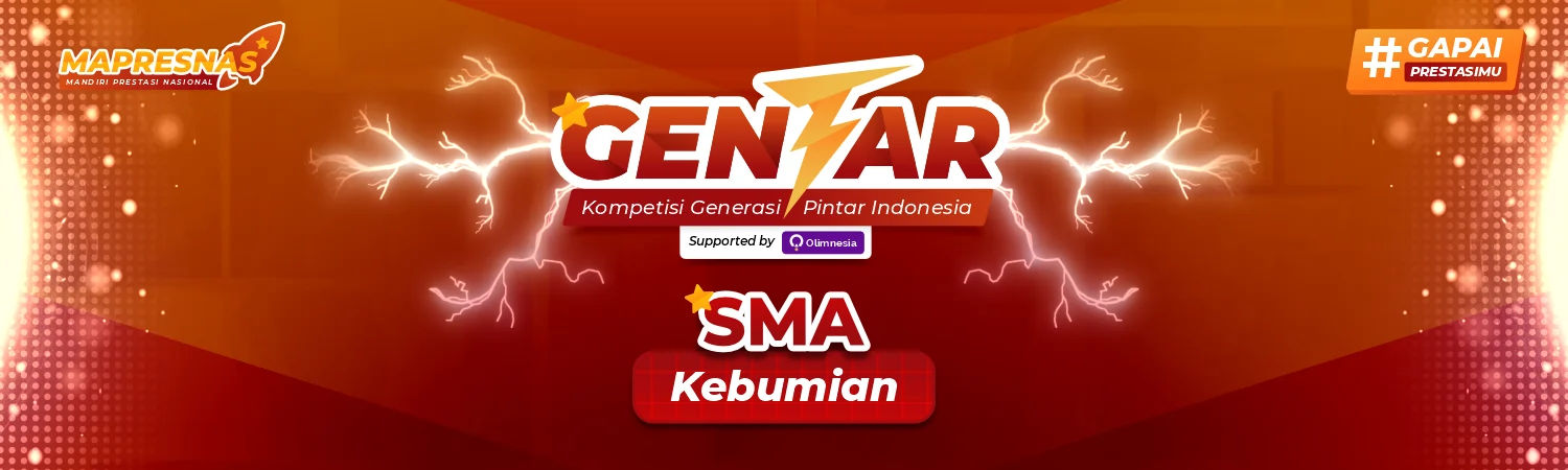 Kompetisi Kebumian Tingkat Nasional - Gentar 2026 (Jenjang SMA)