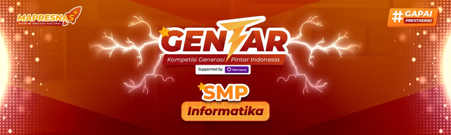 Kompetisi Informatika Tingkat Nasional - Gentar 2026 (Jenjang SMP)