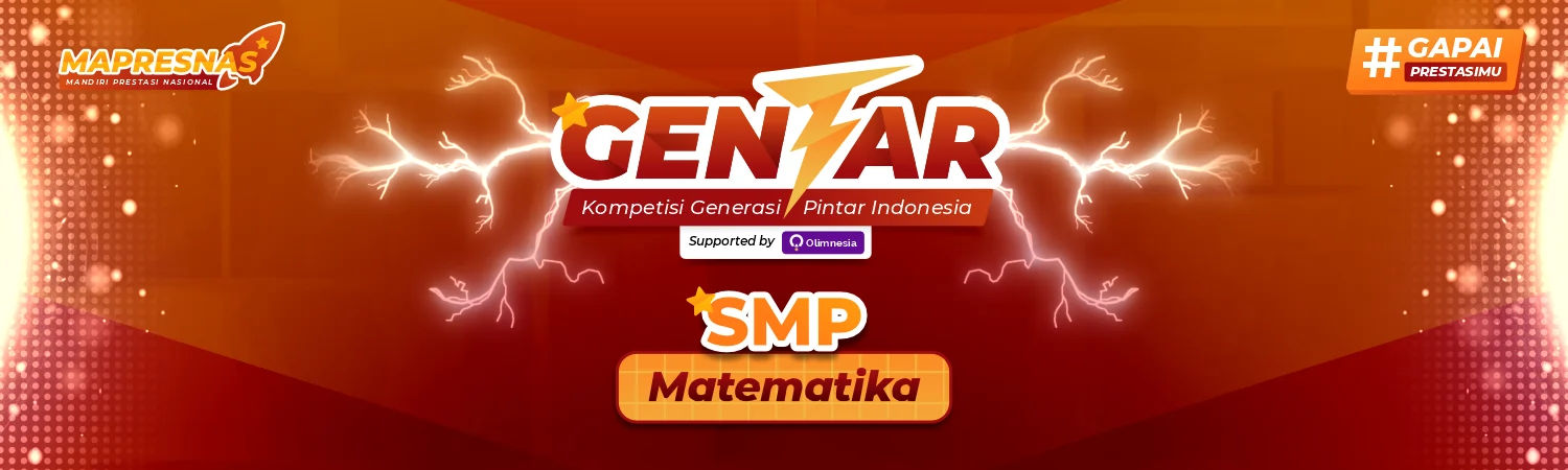 Kompetisi Matematika Tingkat Nasional - Gentar 2026 (Jenjang SMP)