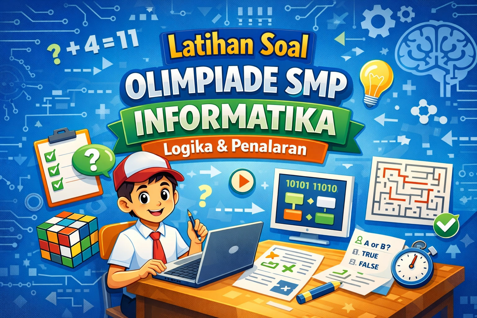 Latihan Soal Olimpiade SMP Informatika – Logika dan Penalaran (Jenjang SMP)
