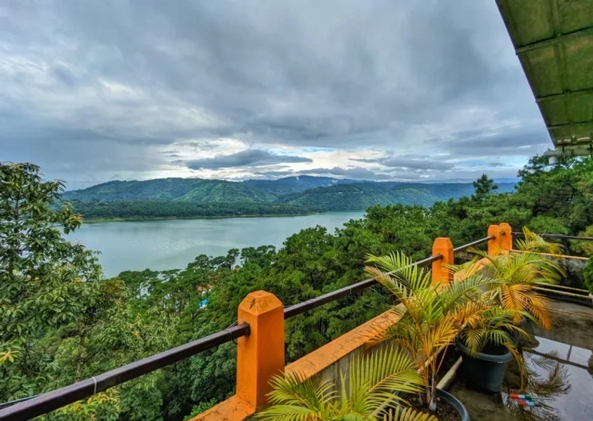Terrace View from Umiam Lake Guest inn