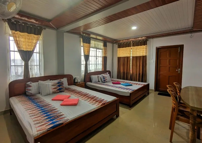 Room interior at Cherrapunji Resort