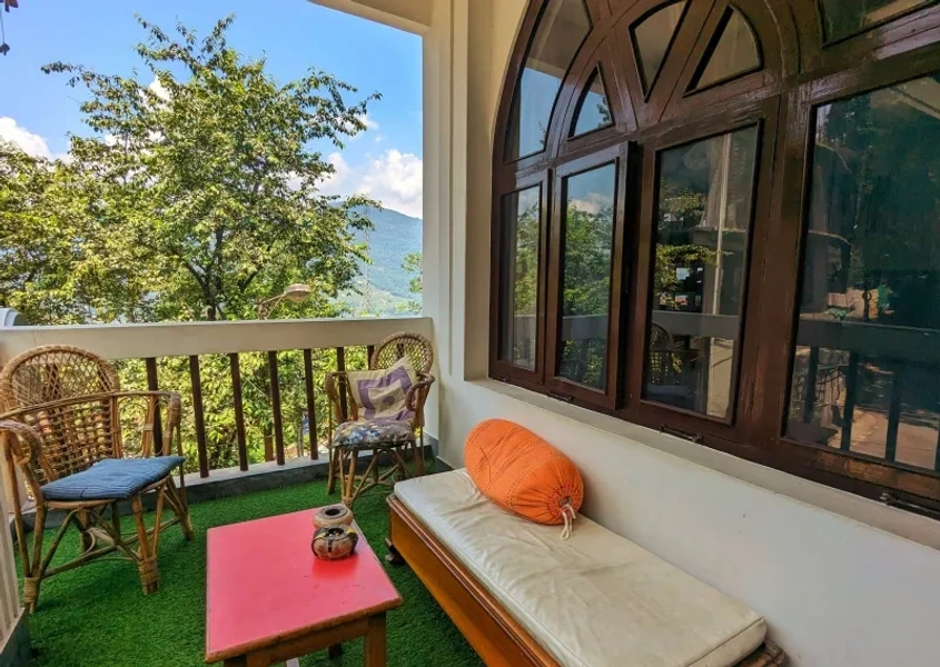 Balcony view from Gangtok Hostel