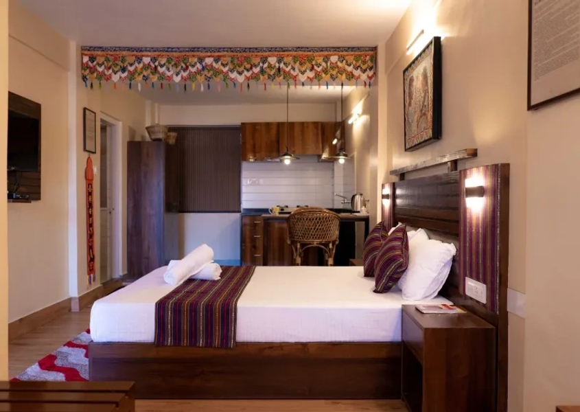 Room Interior at Darjeeling Homestay