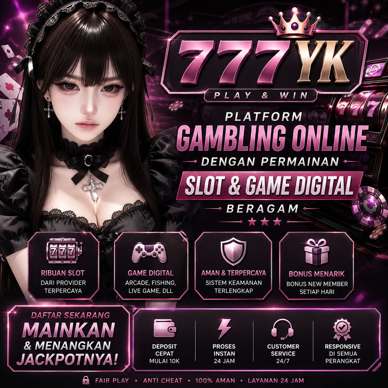 777YK : Platform Gambling Online dengan Permainan Slot dan Game Digital Beragam