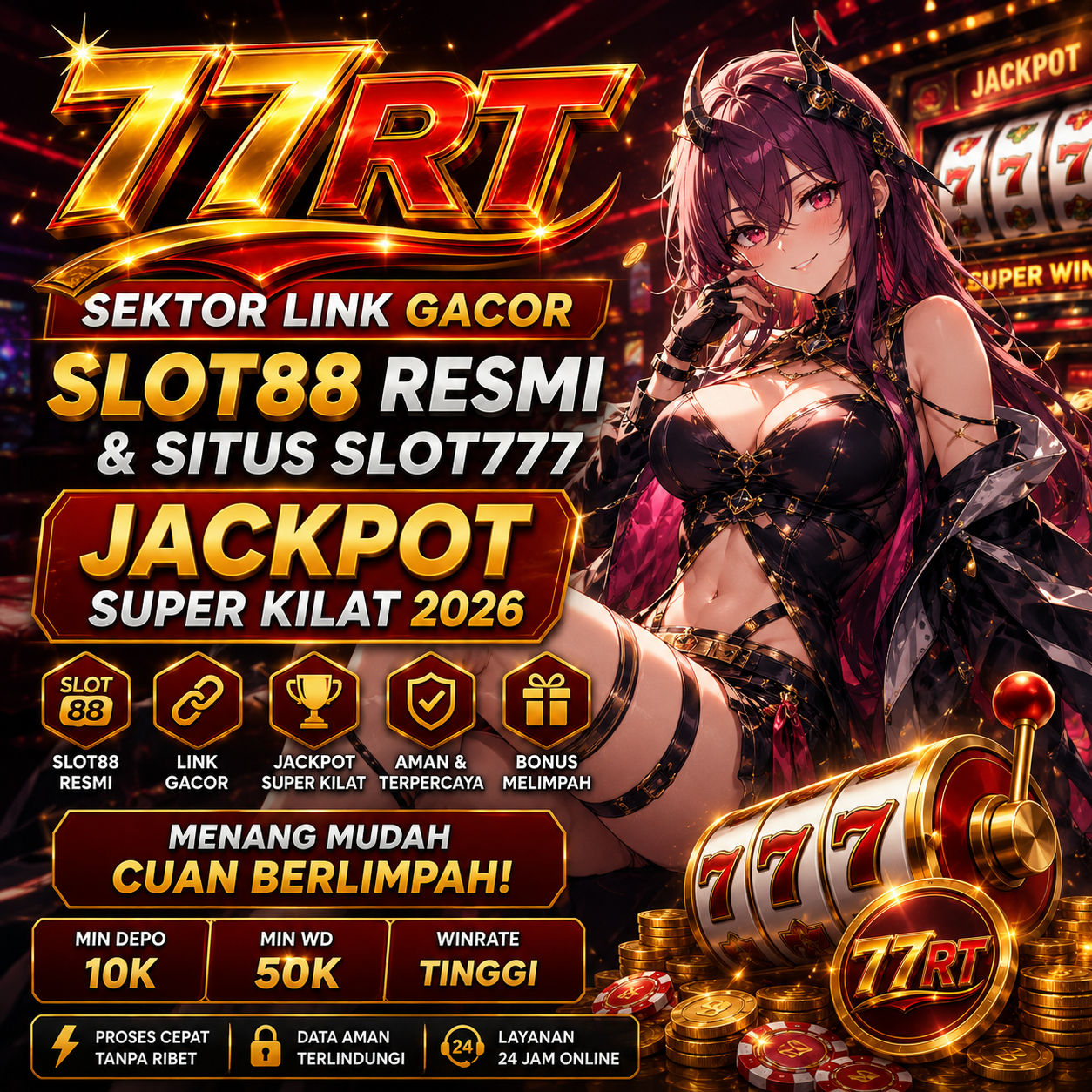 77RT # Sektor Link Gacor Slot88 Resmi & Situs Slot777 Jackpot Super Kilat 2026