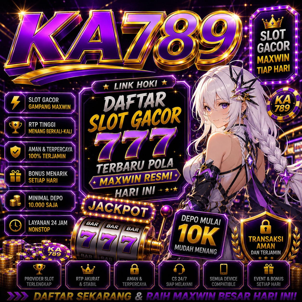 KA789 : Link Hoki Daftar Slot Gacor 777 Terbaru Pola Maxwin Resmi Hari Ini