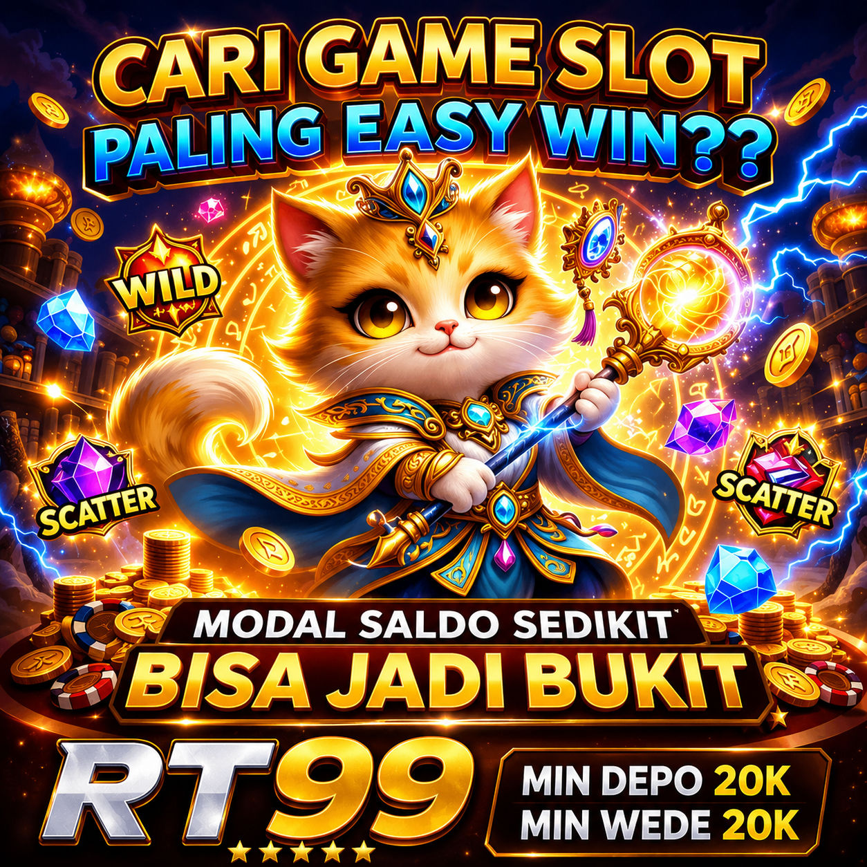 RT99 : Daftar Slot Online Terbaik dengan RTP Tertinggi dan Jackpot Besar Hari Ini