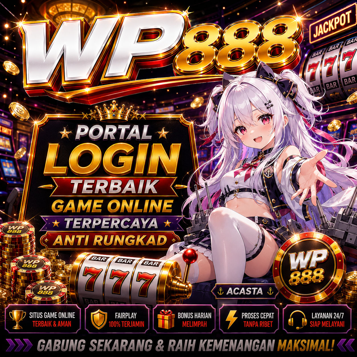 WP888 » Portal Login Terbaik Game Online Terpercaya Anti Rungkad