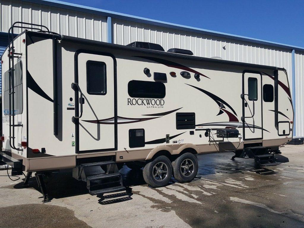 upgraded 2017 Forest River Rockwood Ultra Lite camper