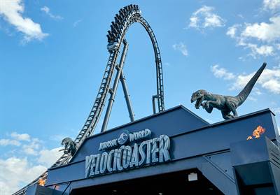 The Universal Orlando Resort's VelociCoaster Lives Up To Its Ferocious Film Inspiration