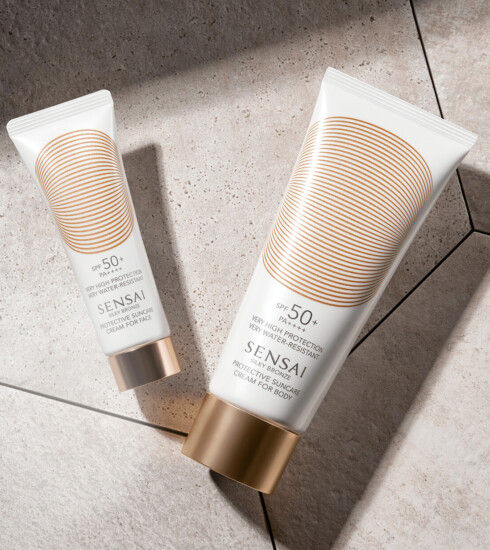 SENSAI Silky Bronze Protective Cream SPF 50+ (Face & Body)