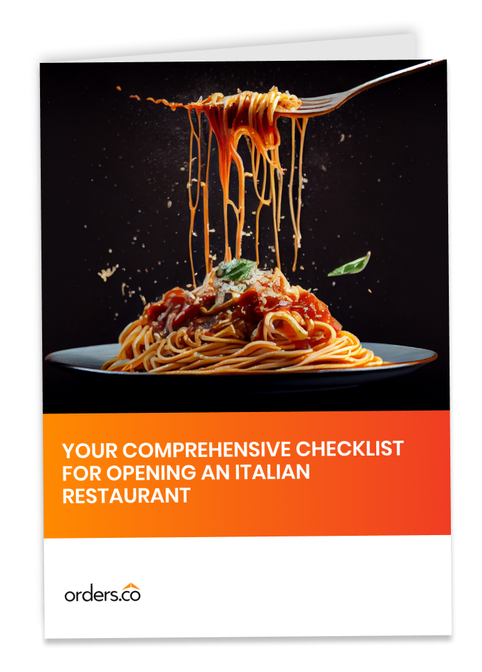 A pasta with a fork.