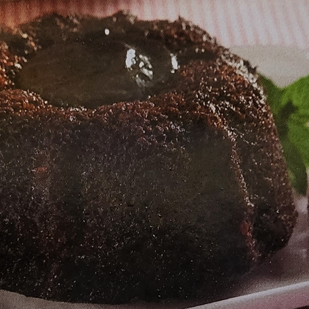 Image-Mini Ganache-Filled Chocolate Bundt Cakes.