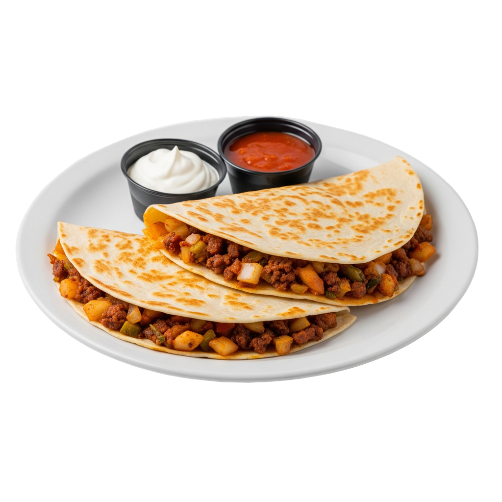 Image-Loaded Quesadillas