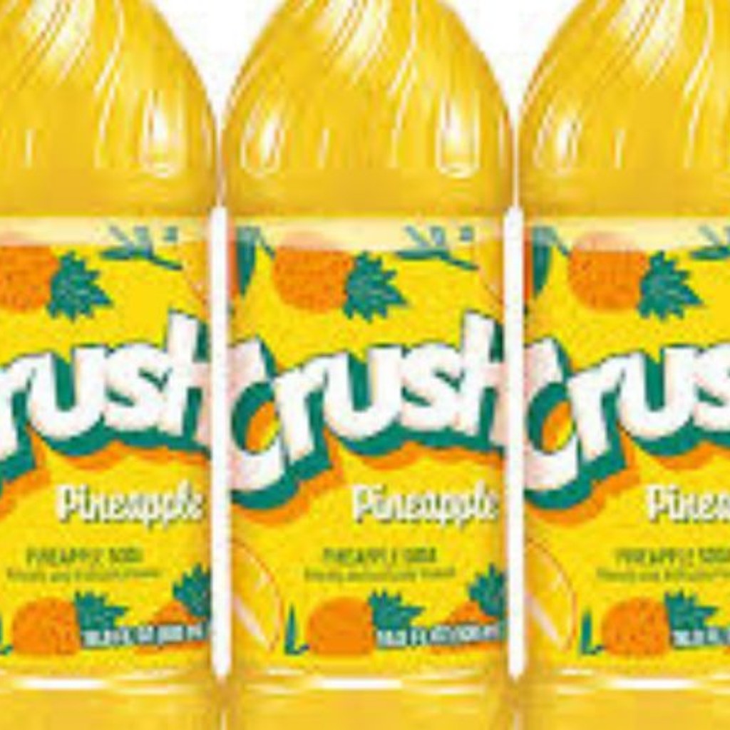 Image-Crush Pineapple Soda 20 Oz