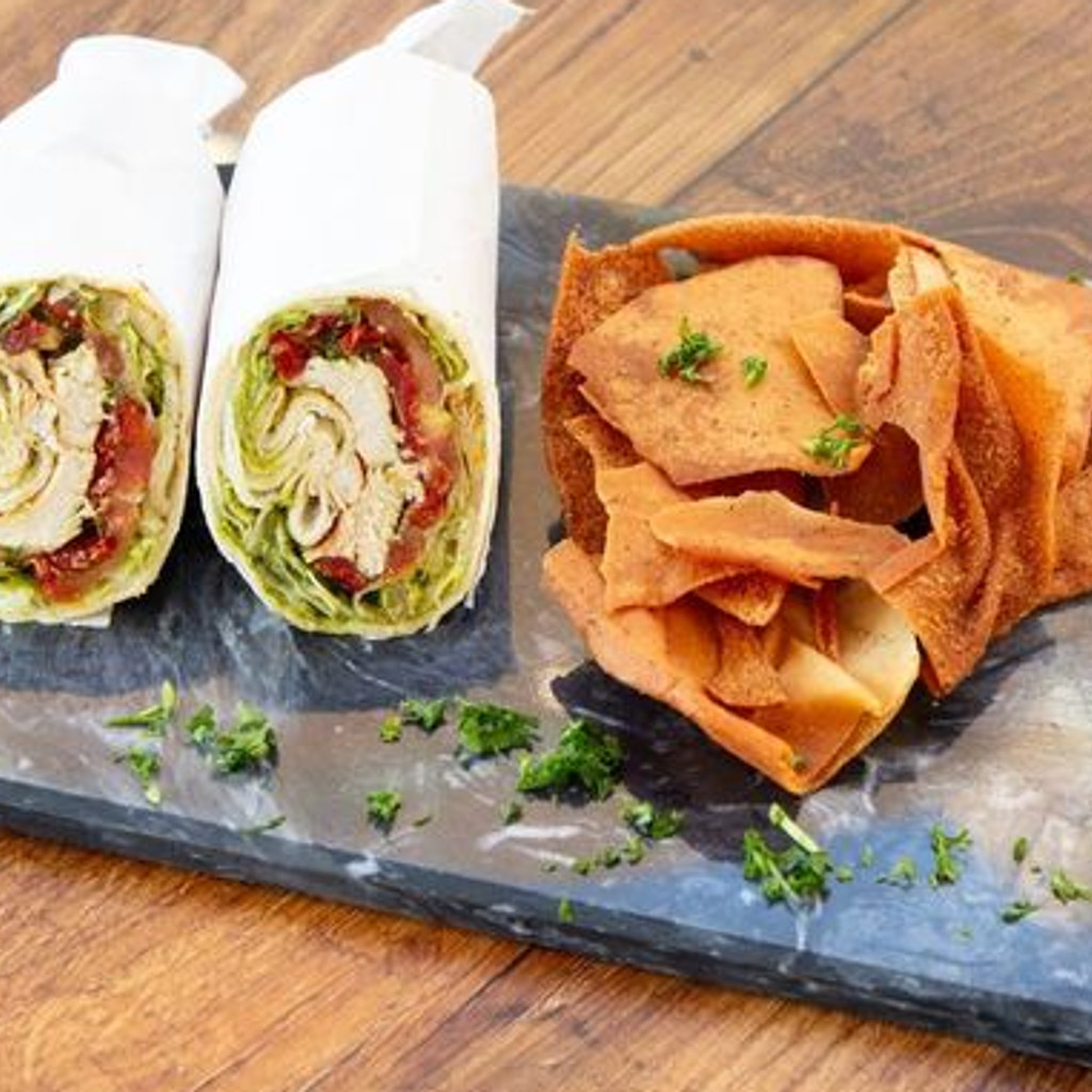 Image-Chicken Pesto Wrap