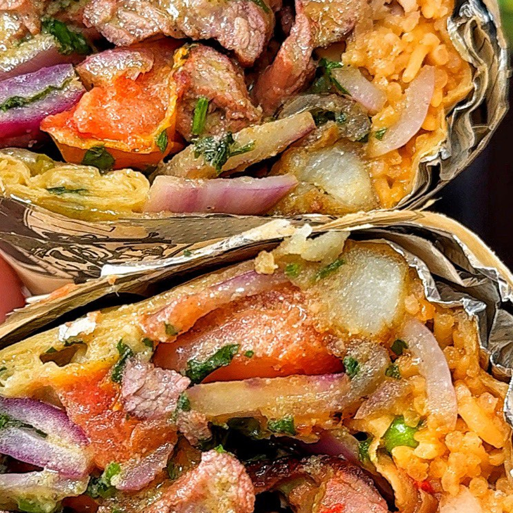 Image-Lomo "Arrachera" Saltado Burrito