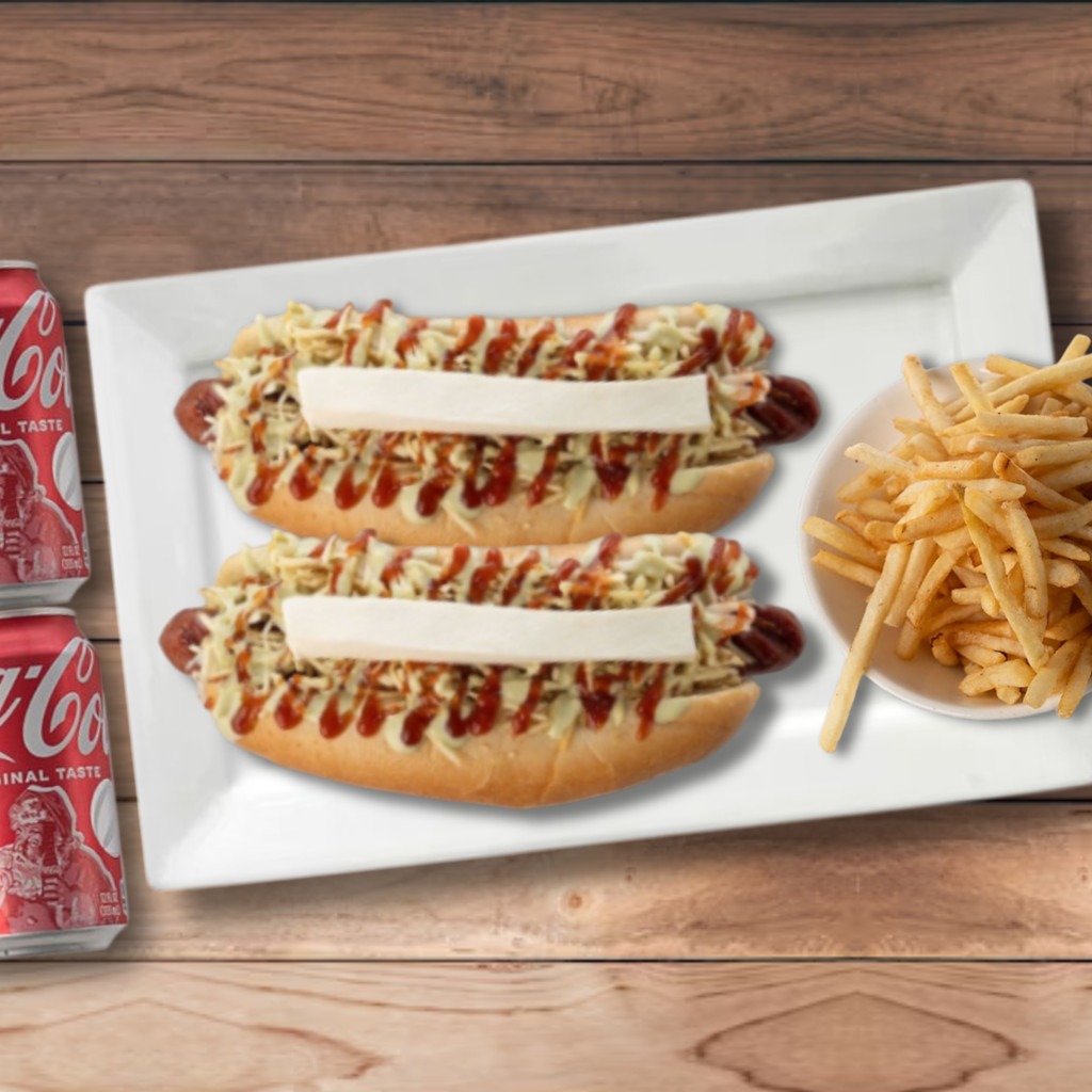 Image-2 Choripan + Papas Fritas + 2 Sodas